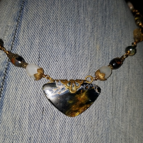 OOAK GEMSTONE NECKLACE - Picture 4 of 7